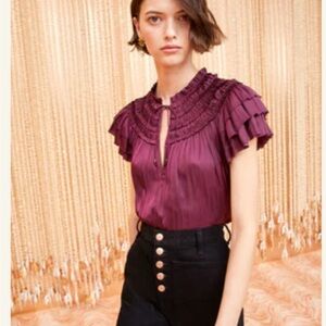 Ulla Johnson Amethyst Eva Blouse